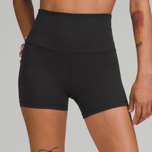 lululemon align 4 inch short size 4 black